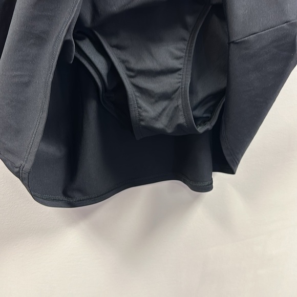 Lands’ End Women’s Black One Piece Wrap Style Swim Dress Adjustable Straps Sz 4 - Picture 5 of 8